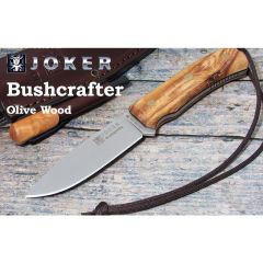 Joker ジョーカー ブッシュクラフター オリーブ ファイヤースチール付属 CO120-P　送料無料　ブッシュクラフトナイフ